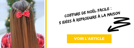 coiffure Noël fille