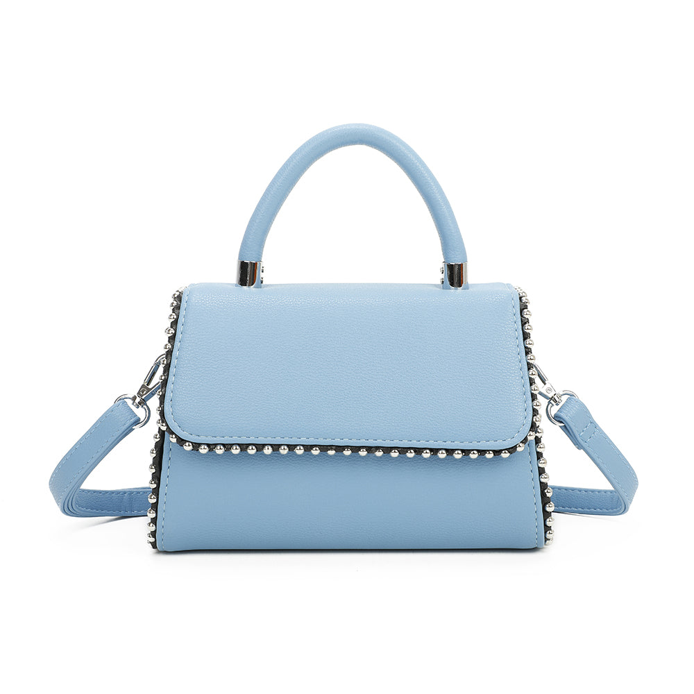 Sac à Main Clouté à Bandoulière Roxy Bleu