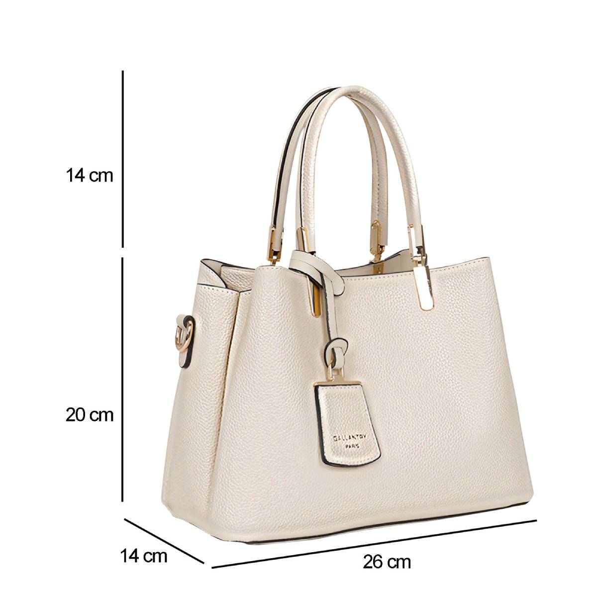 Sac à Main Fourre-Tout Bandoulière L'Échappée Beige