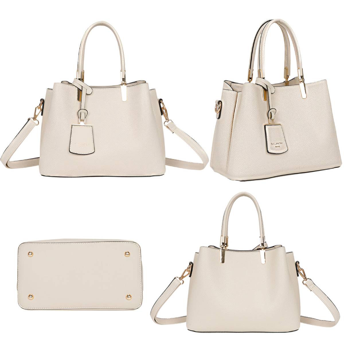 Sac à Main Fourre-Tout Bandoulière L'Échappée Beige