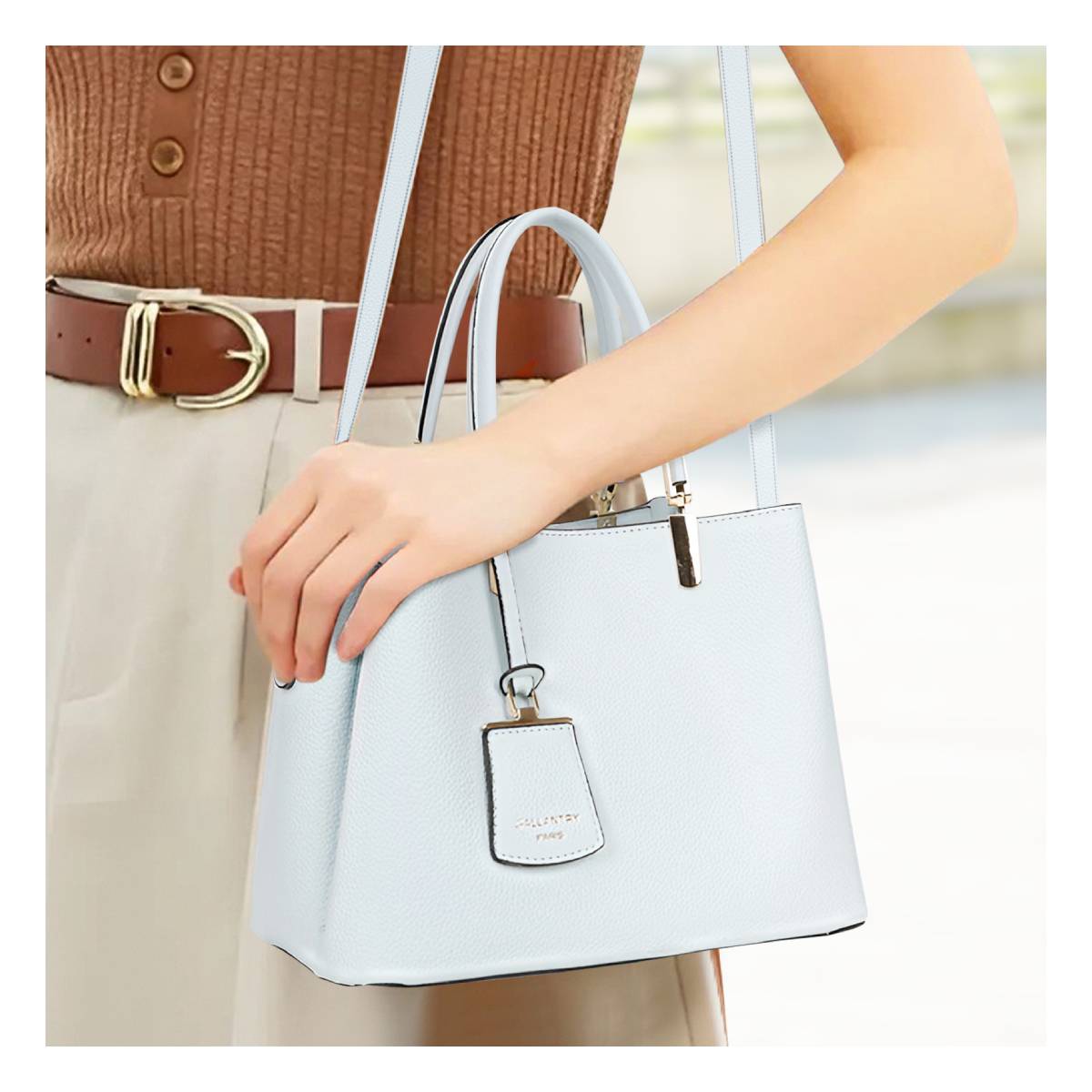 Sac à Main Fourre-Tout Bandoulière L'Échappée Bleu