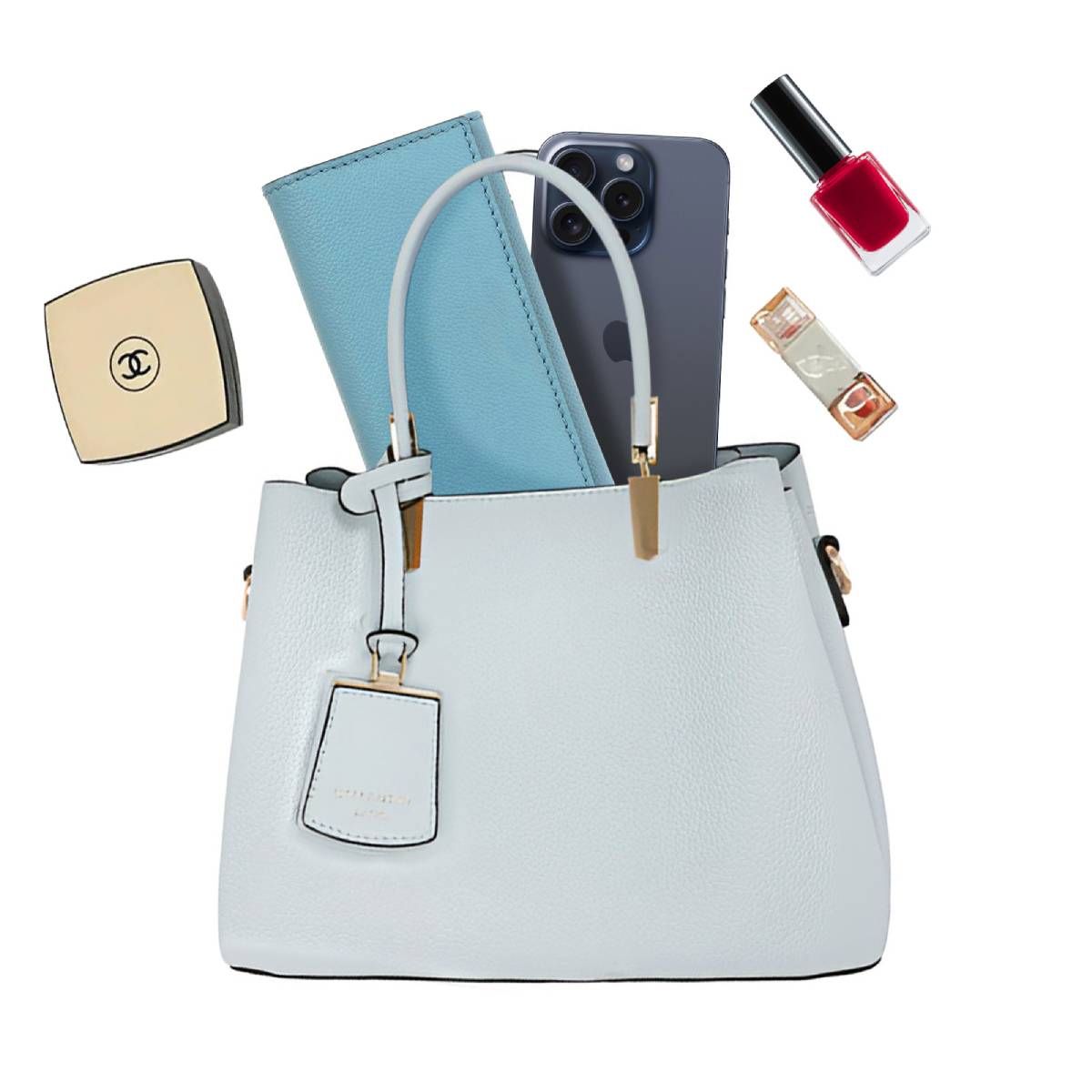 Sac à Main Fourre-Tout Bandoulière L'Échappée Bleu