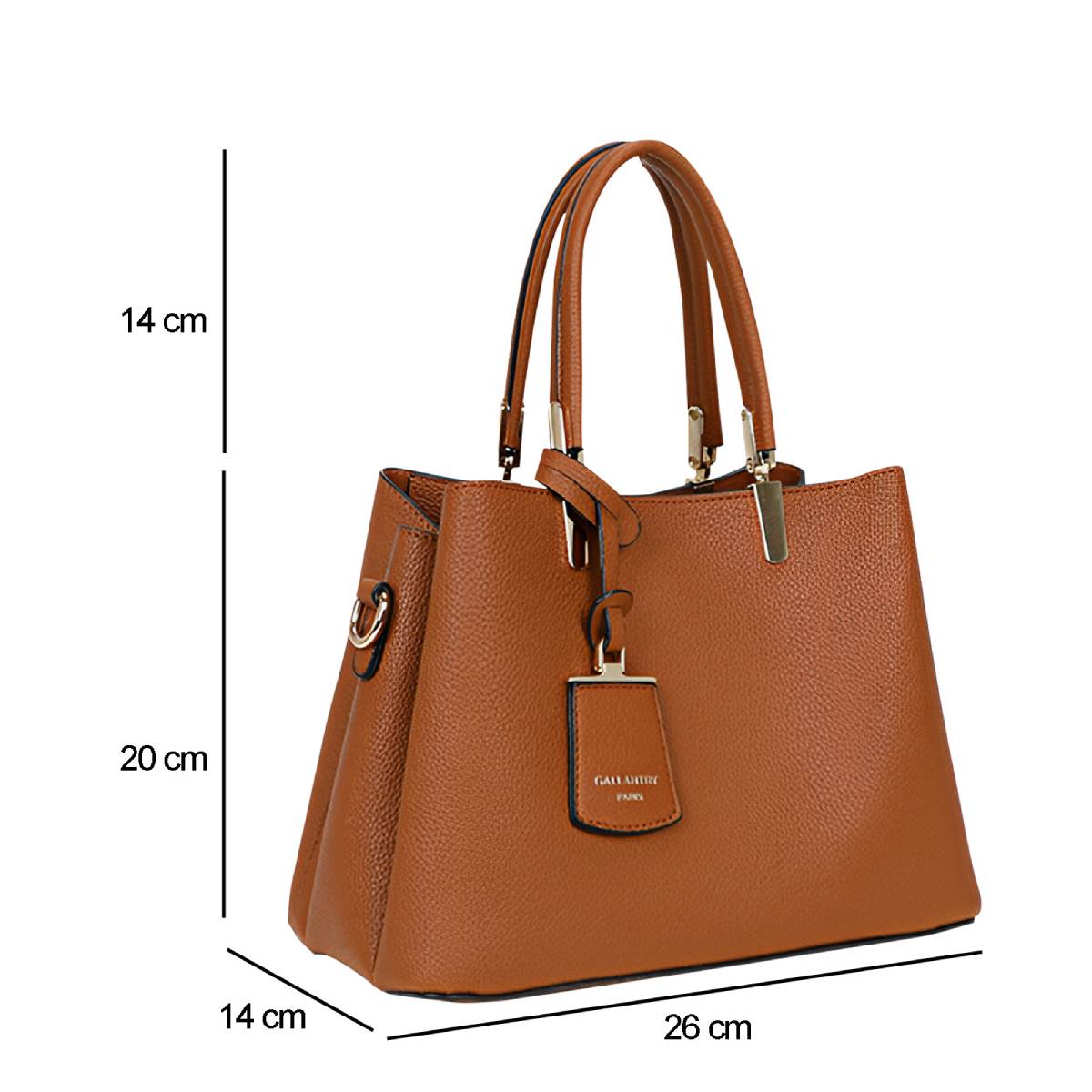 Sac à Main Fourre-Tout Bandoulière L'Échappée Marron