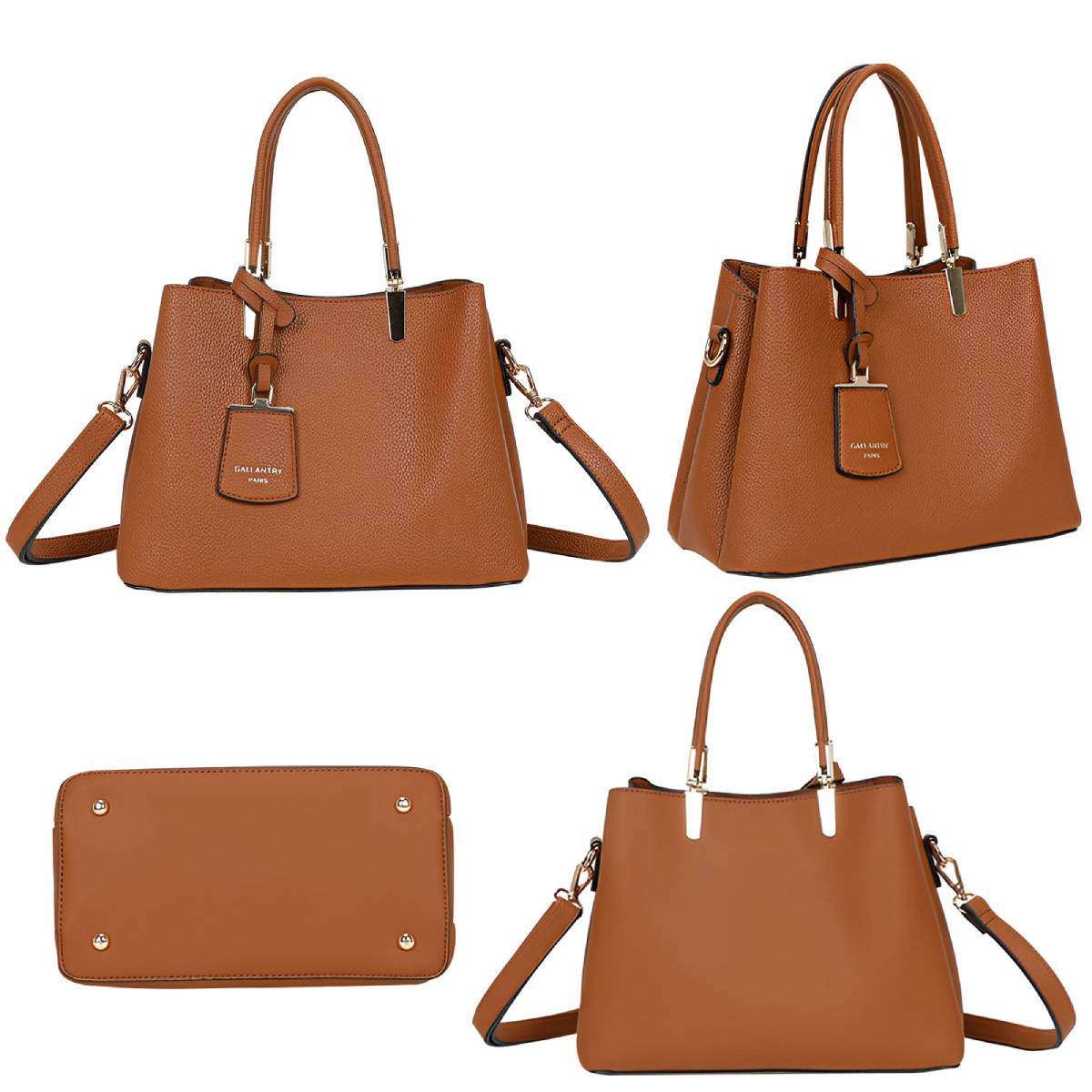 Sac à Main Fourre-Tout Bandoulière L'Échappée Marron