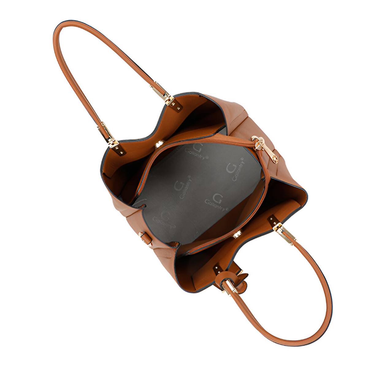 Sac à Main Fourre-Tout Bandoulière L'Échappée Marron