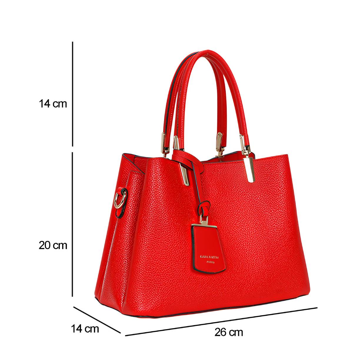 Sac à Main Fourre-Tout Bandoulière L'Échappée Rouge
