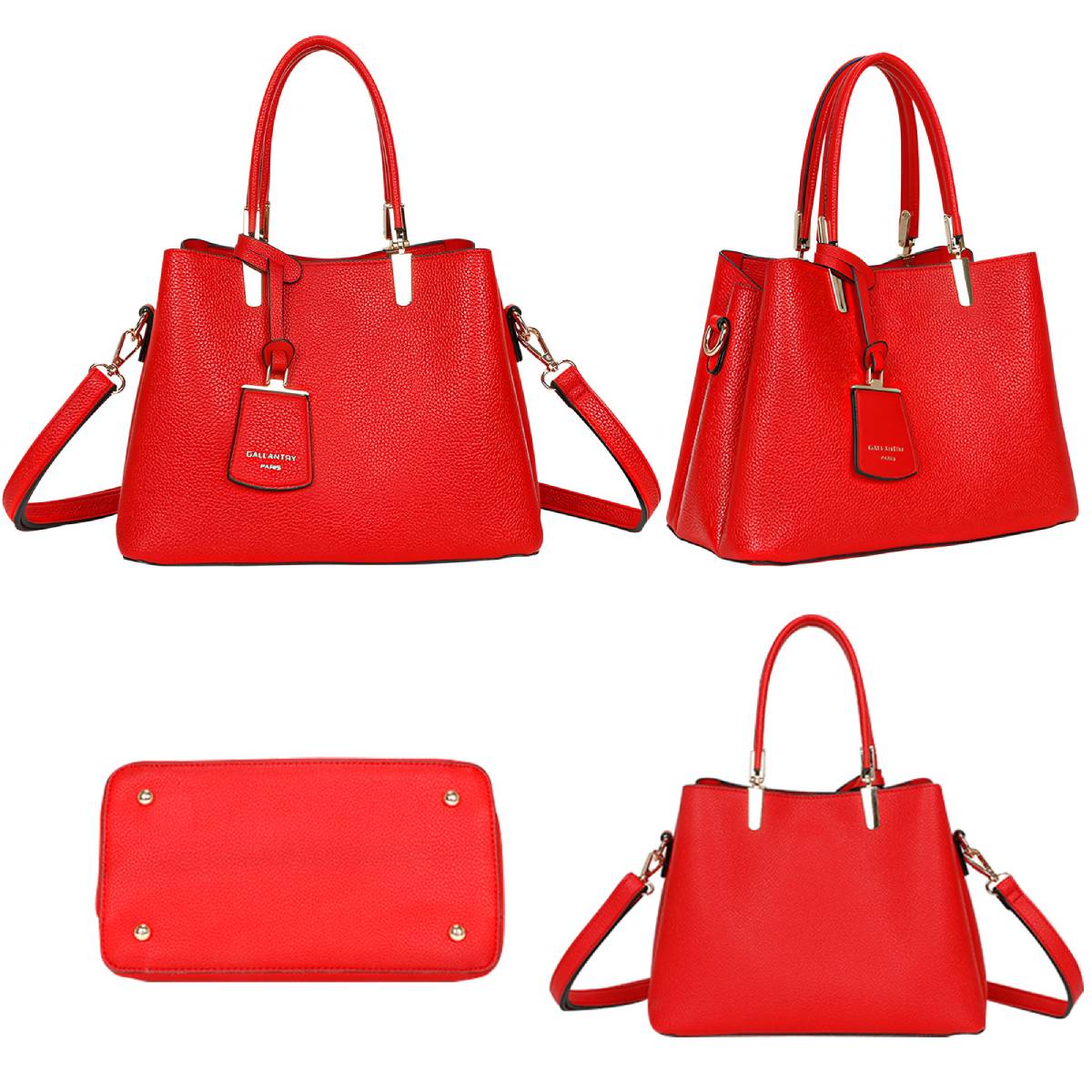 Sac à Main Fourre-Tout Bandoulière L'Échappée Rouge