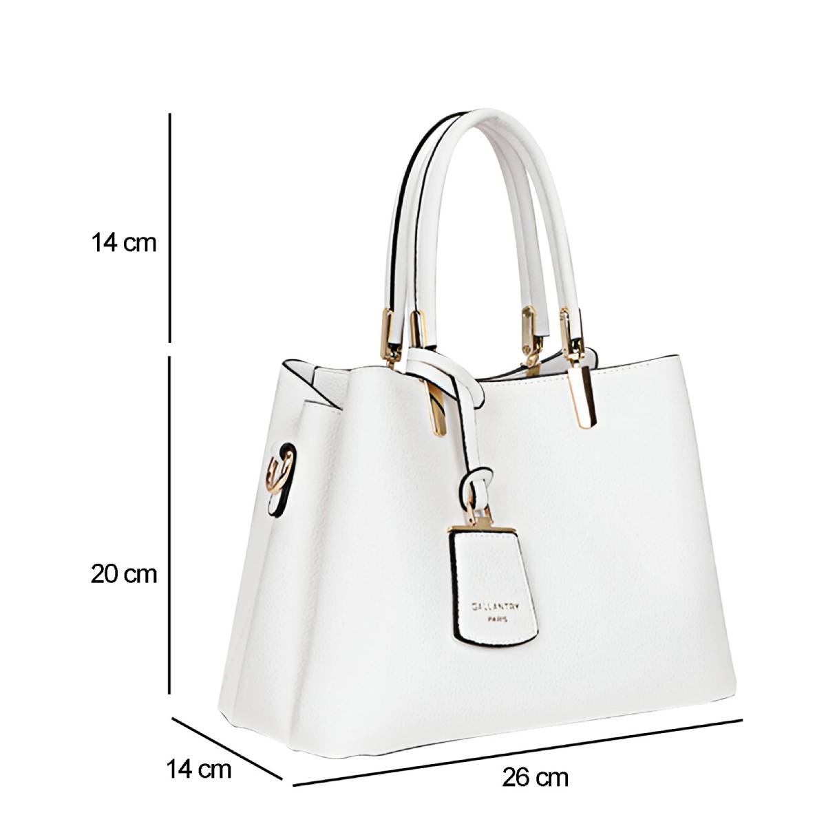 Sac à Main Fourre-Tout Bandoulière L'Échappée Blanc