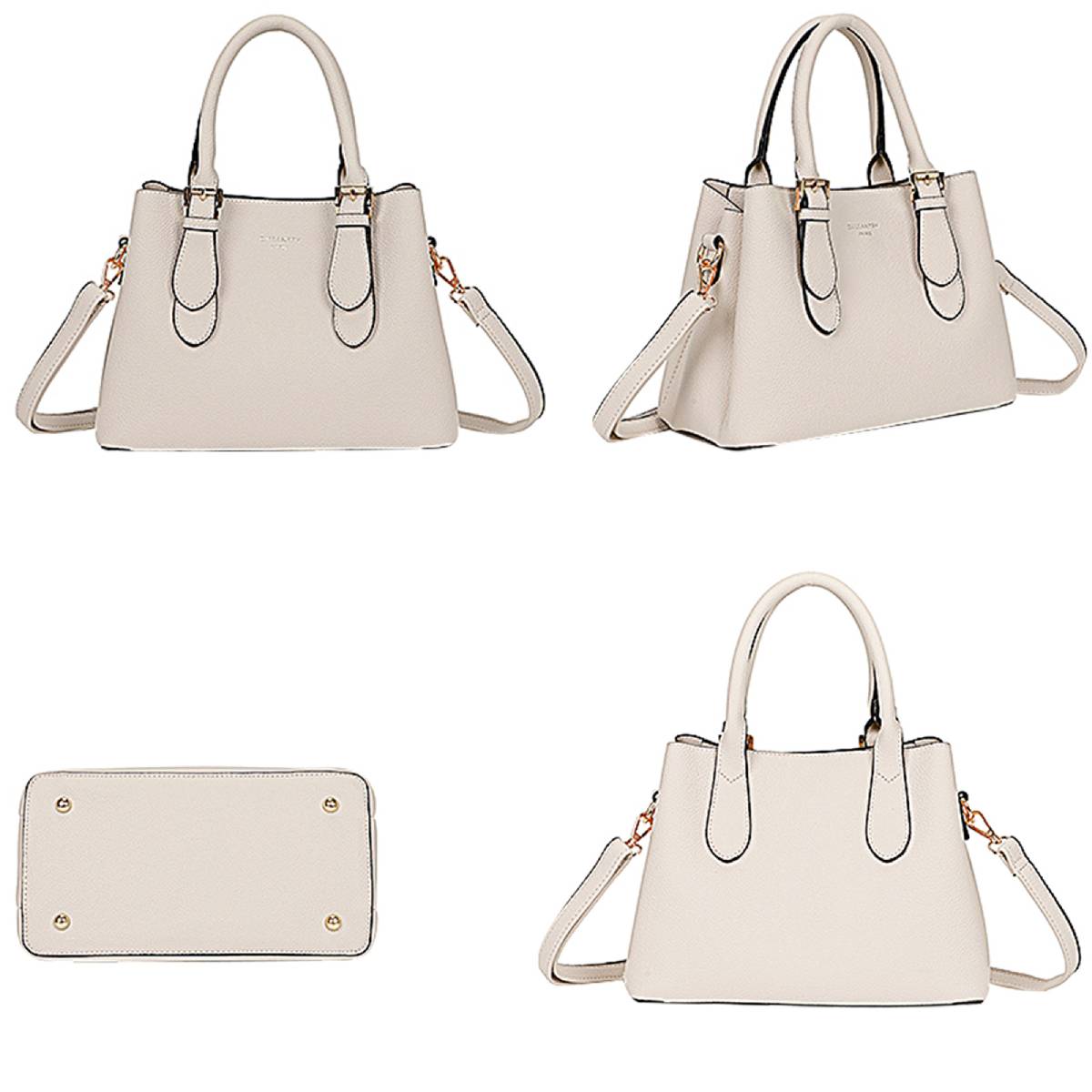 Sac à Main Fourre-Tout à Bandoulière Sydney Beige