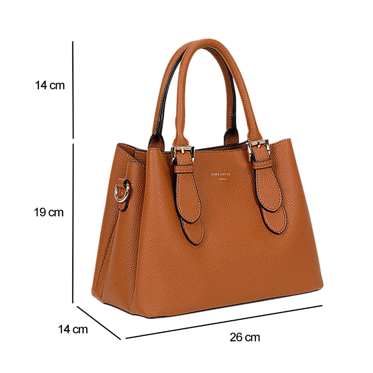 Sac à Main Fourre-Tout à Bandoulière Sydney Marron