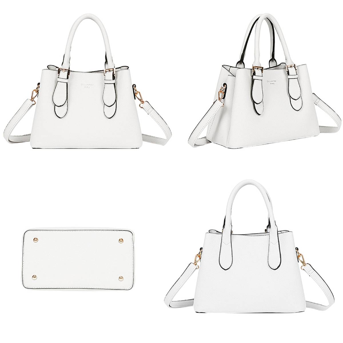 Sac à Main Fourre-Tout à Bandoulière Sydney Blanc