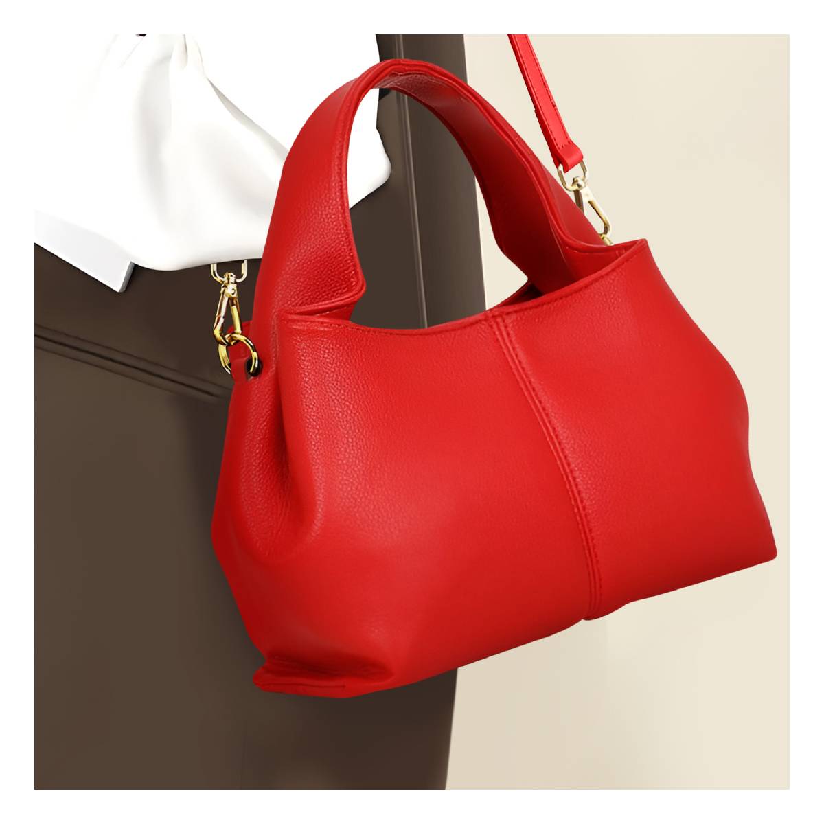 Sac Origami Fourre-Tout à Bandoulière L'Allure Rouge