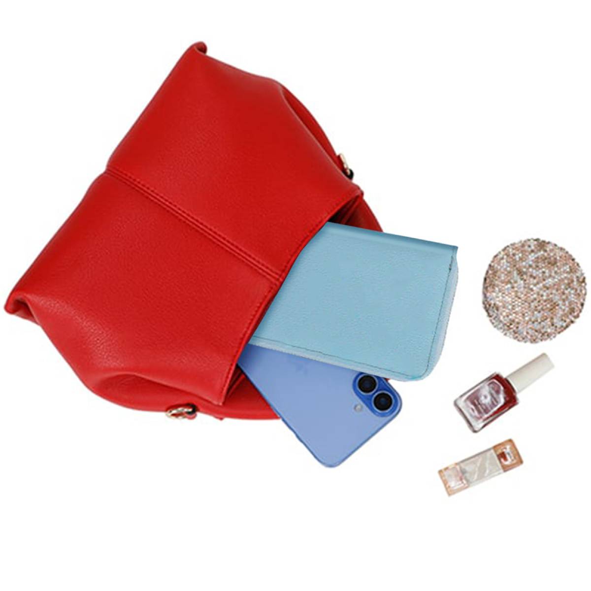 Sac Origami Fourre-Tout à Bandoulière L'Allure Rouge