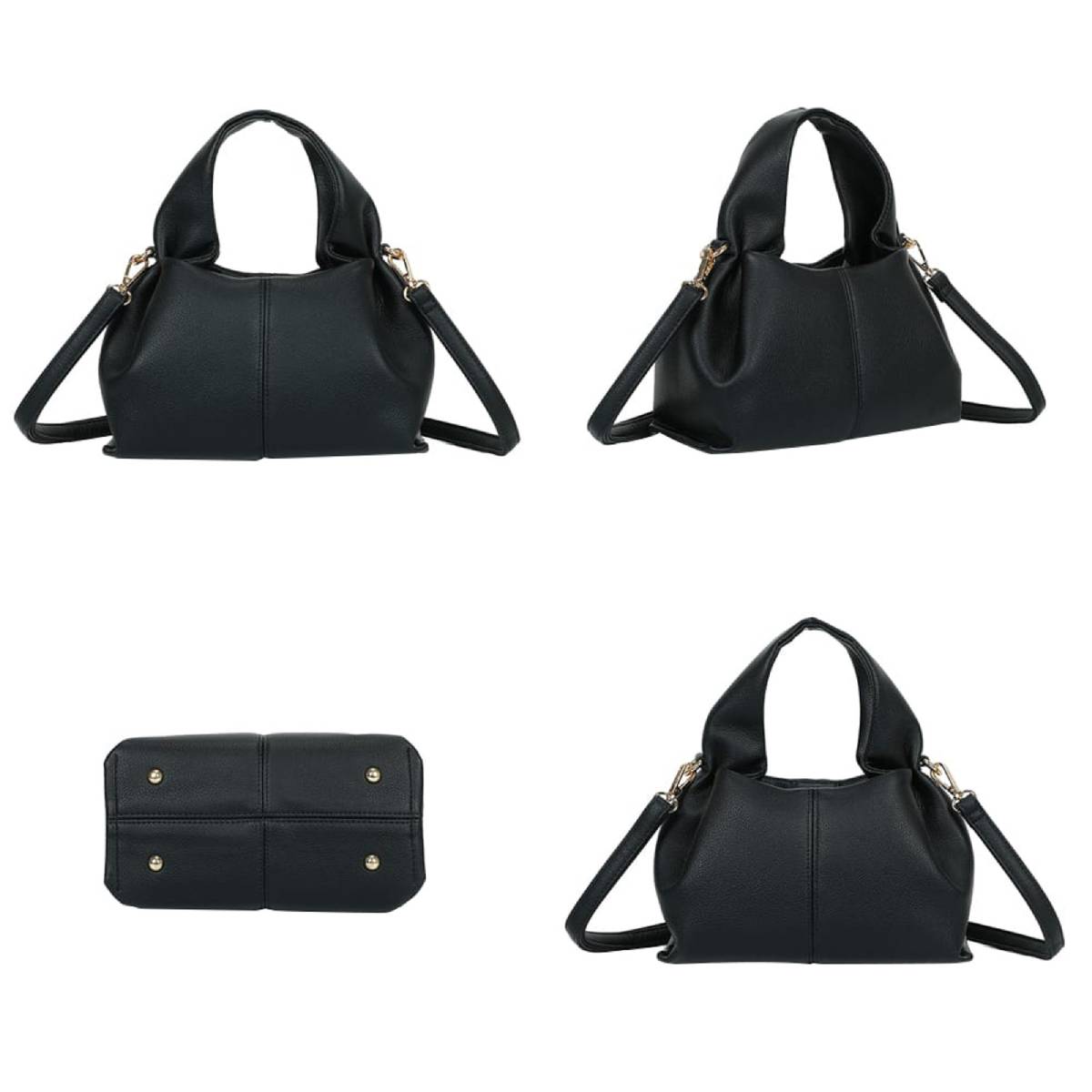 Sac Origami Fourre-Tout à Bandoulière La Nuance Noir