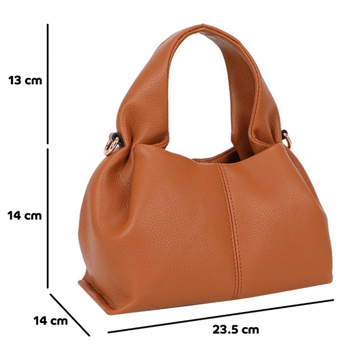 Sac Origami Fourre-Tout à Bandoulière La Nuance Camel