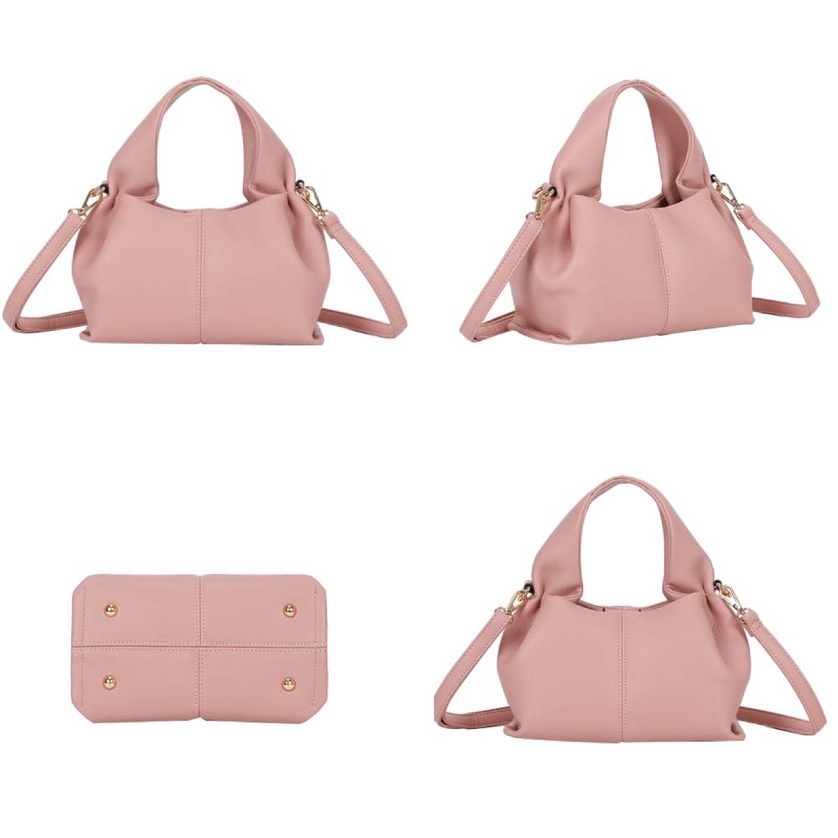 Sac Origami Fourre-Tout à Bandoulière La Nuance Rose