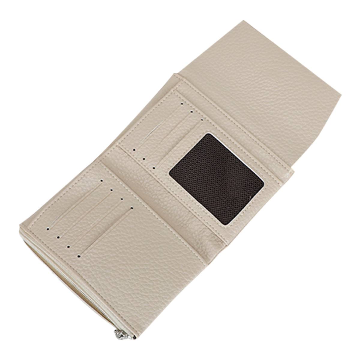 Portefeuille à Rabat Texturé Le Versatile Beige