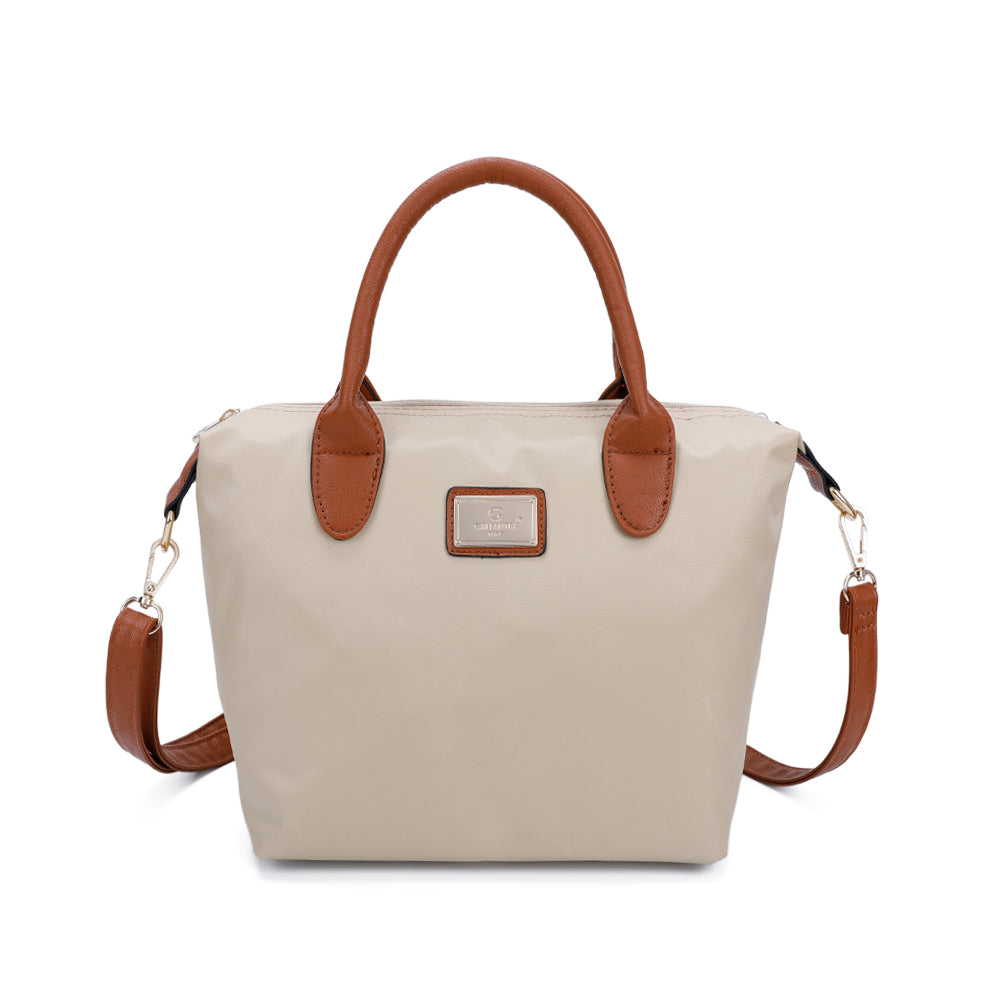 Sac à Main Shopper Mini avec Bandoulière Flanéria Beige