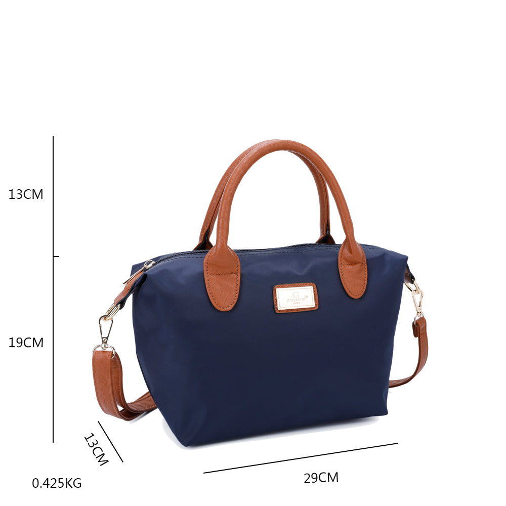Sac à Main Shopper Mini avec Bandoulière Flanéria Bleu Marine