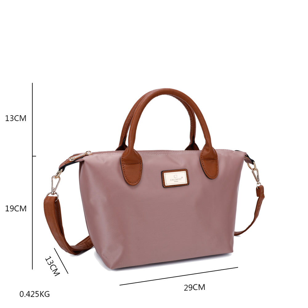 Sac à Main Shopper Mini avec Bandoulière Flanéria Rose Champagne