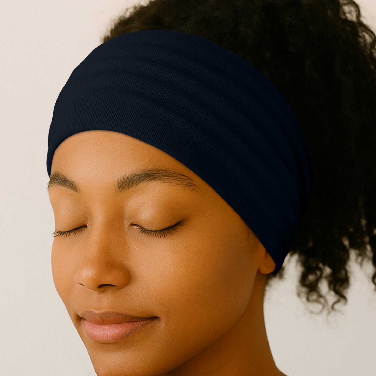 Bandeau Croisé Casual Bleu Marine