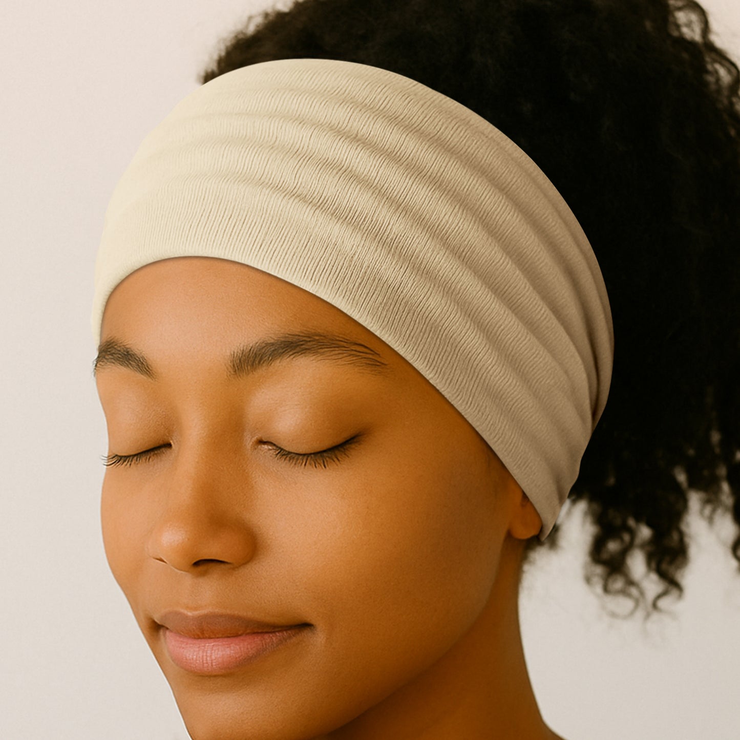 Bandeau Croisé Casual Beige