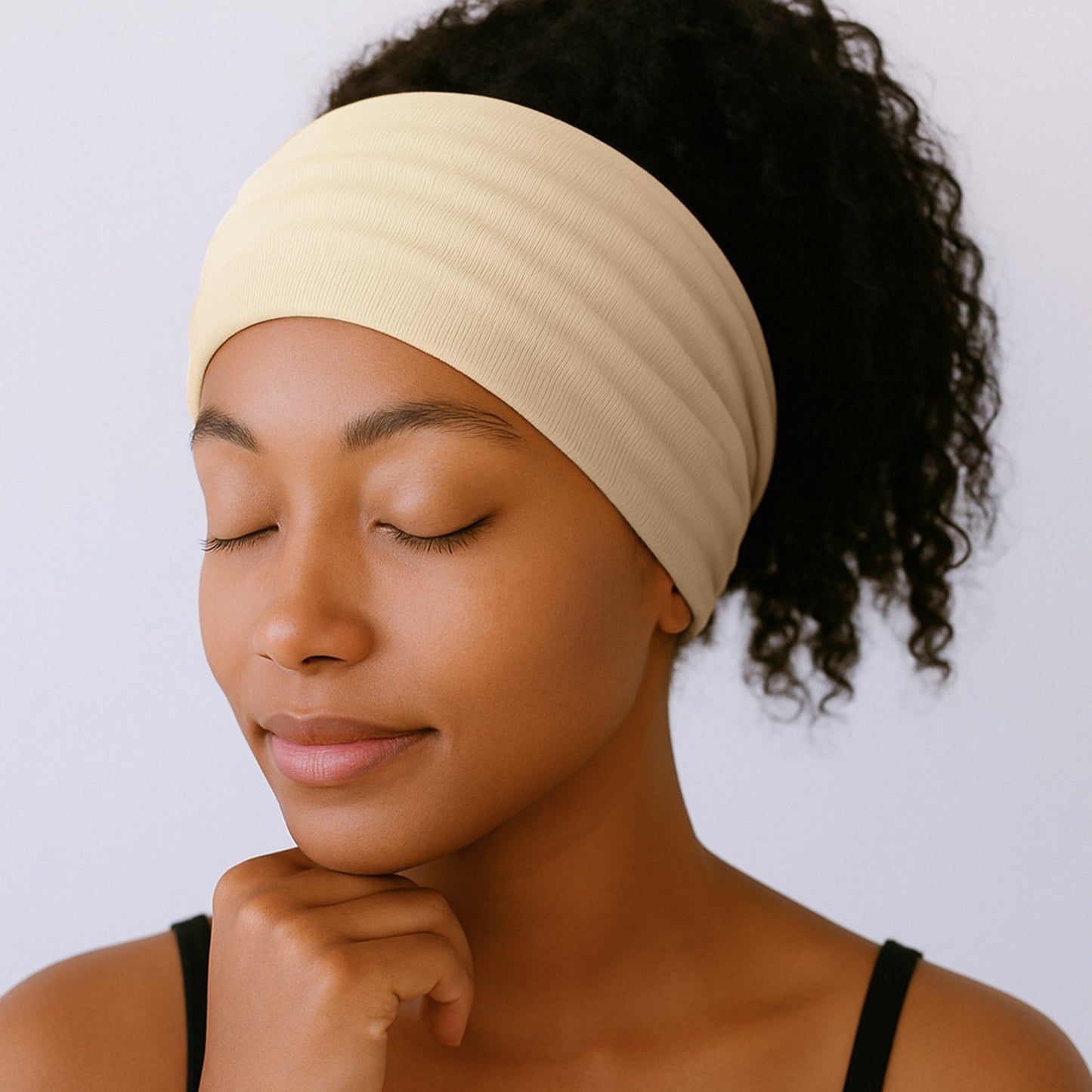 Bandeau Croisé Casual Blanc