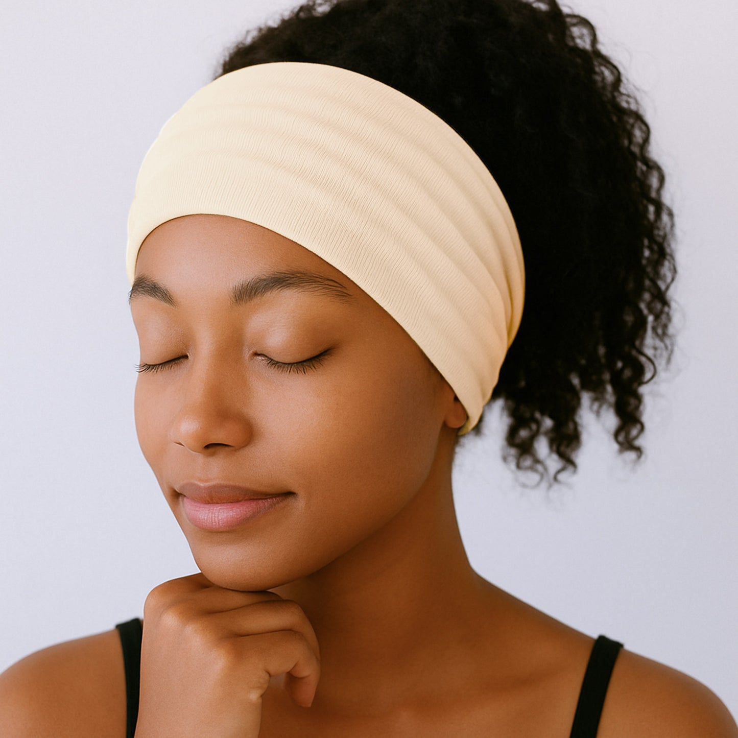 Bandeau Croisé Casual Beige