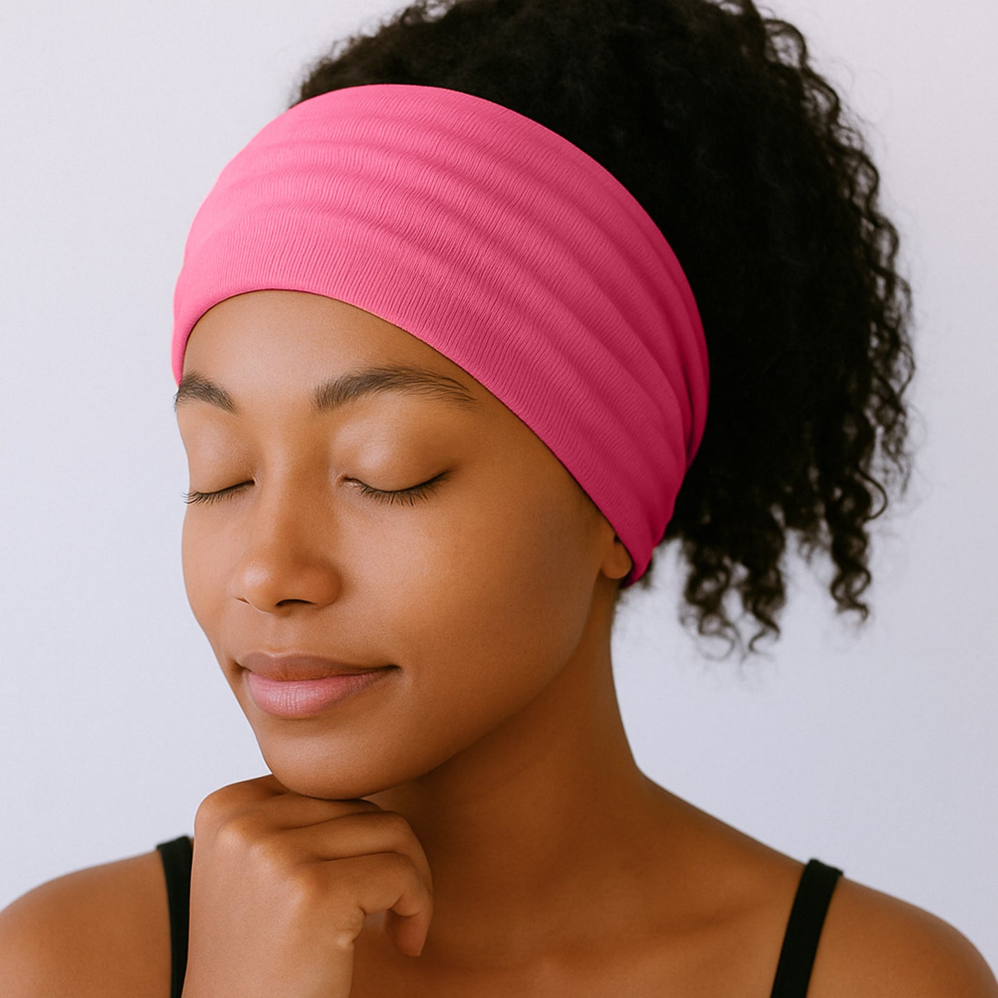 Bandeau Croisé Casual Rose