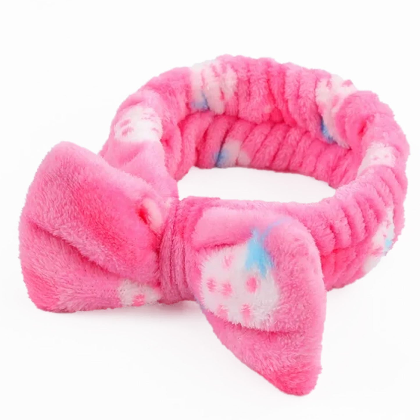 Bandeau Spa en Polaire Fraise - Collection Sweet Berry