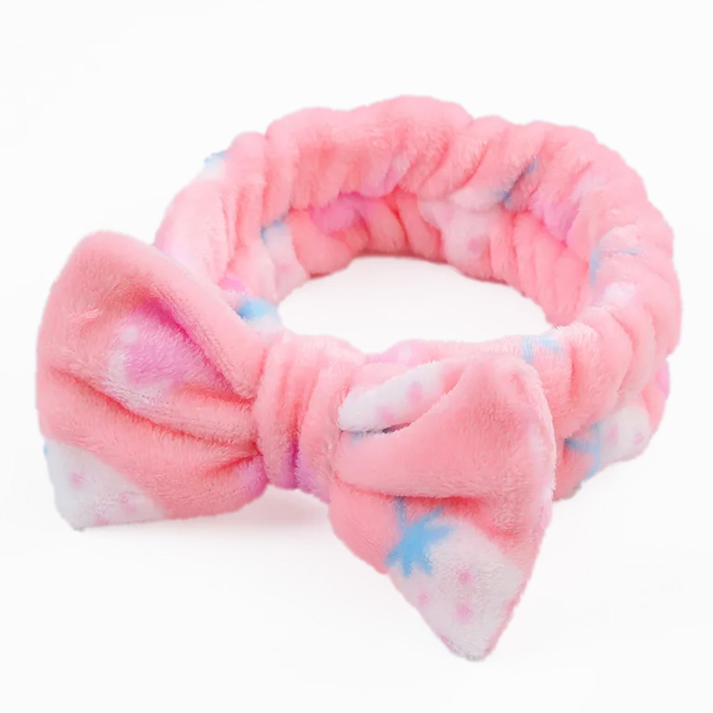 Bandeau Spa en Polaire Fraise - Collection Sweet Berry