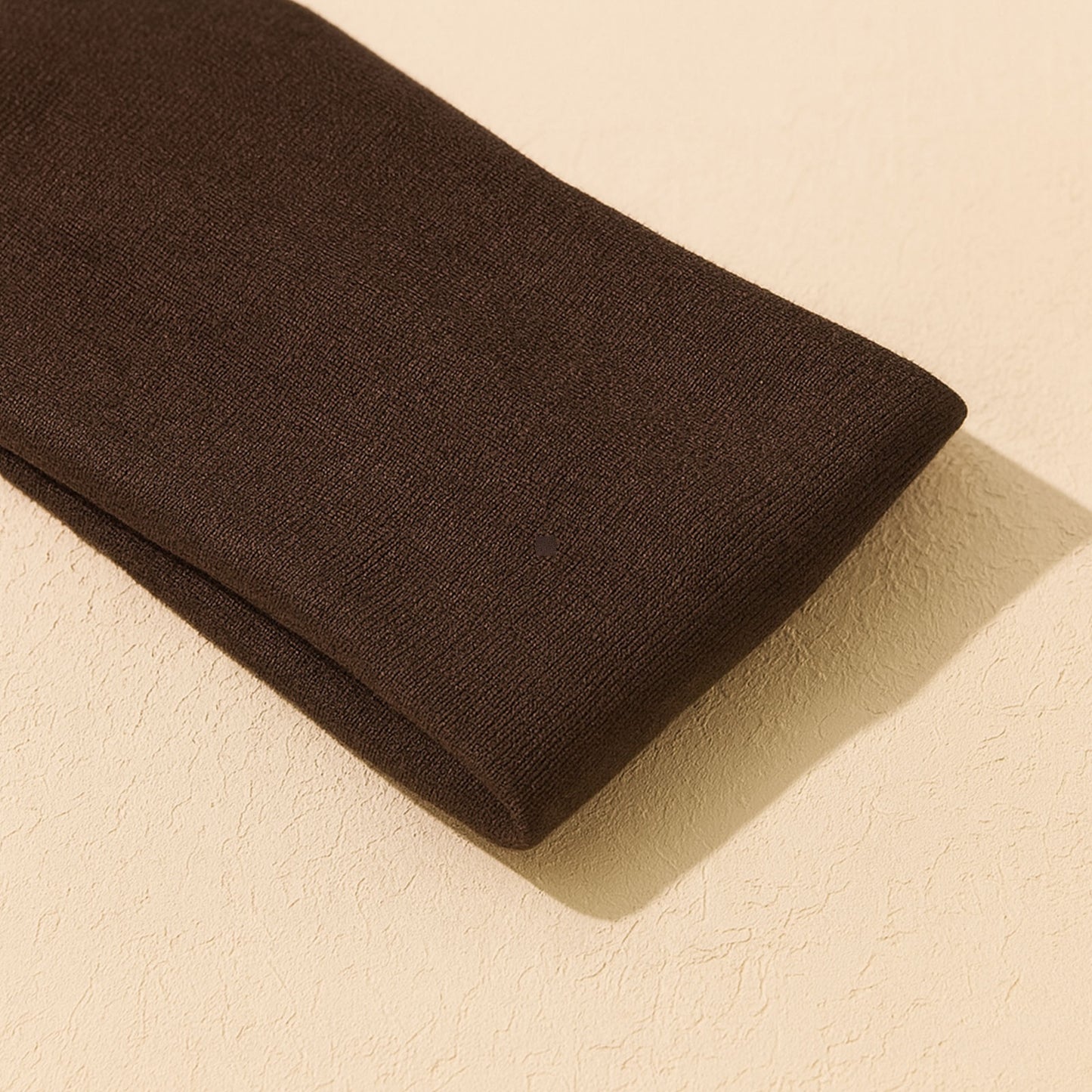 Bandeau Large Epic Bliss en Coton Marron Foncé