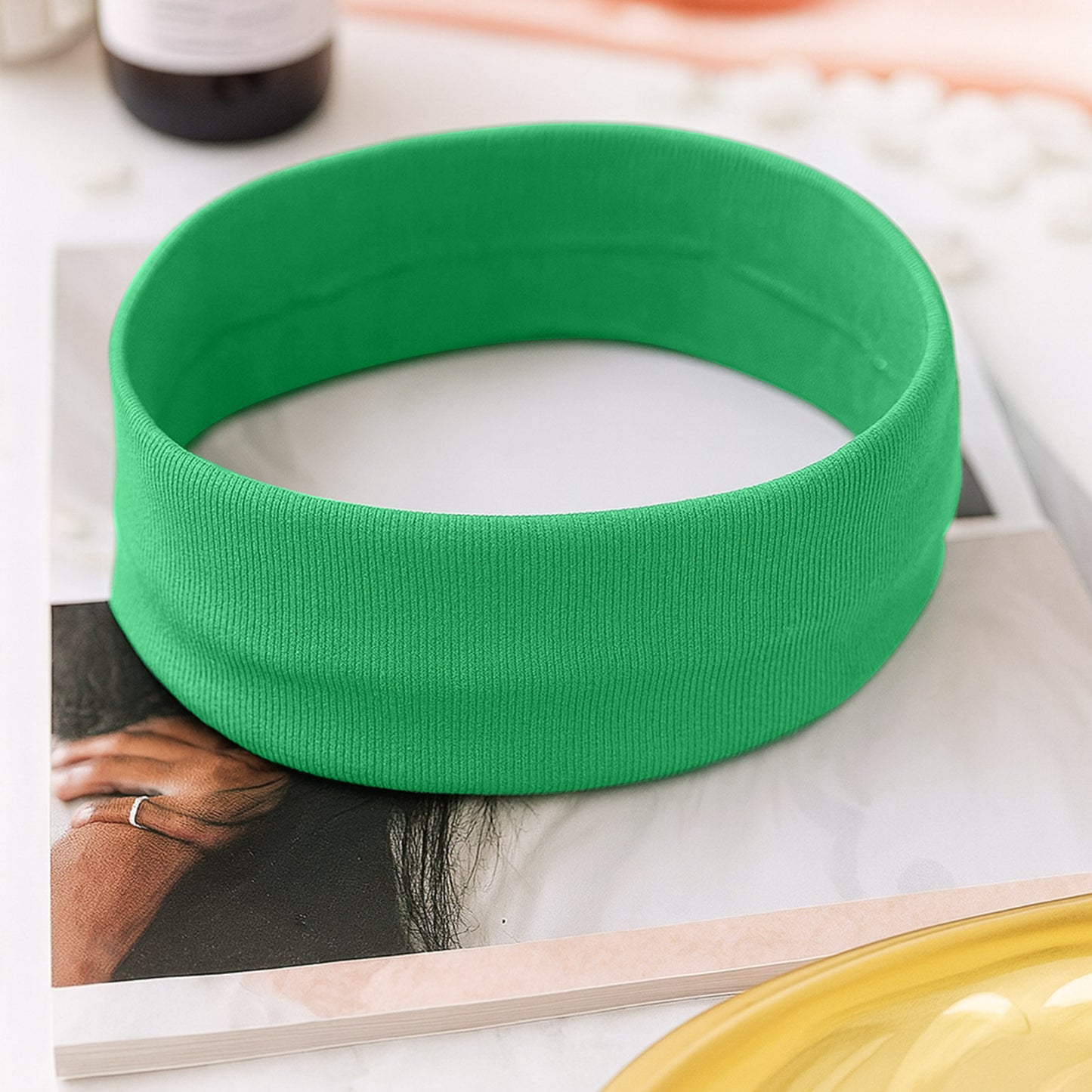 Bandeau Large Epic Bliss en Coton Vert