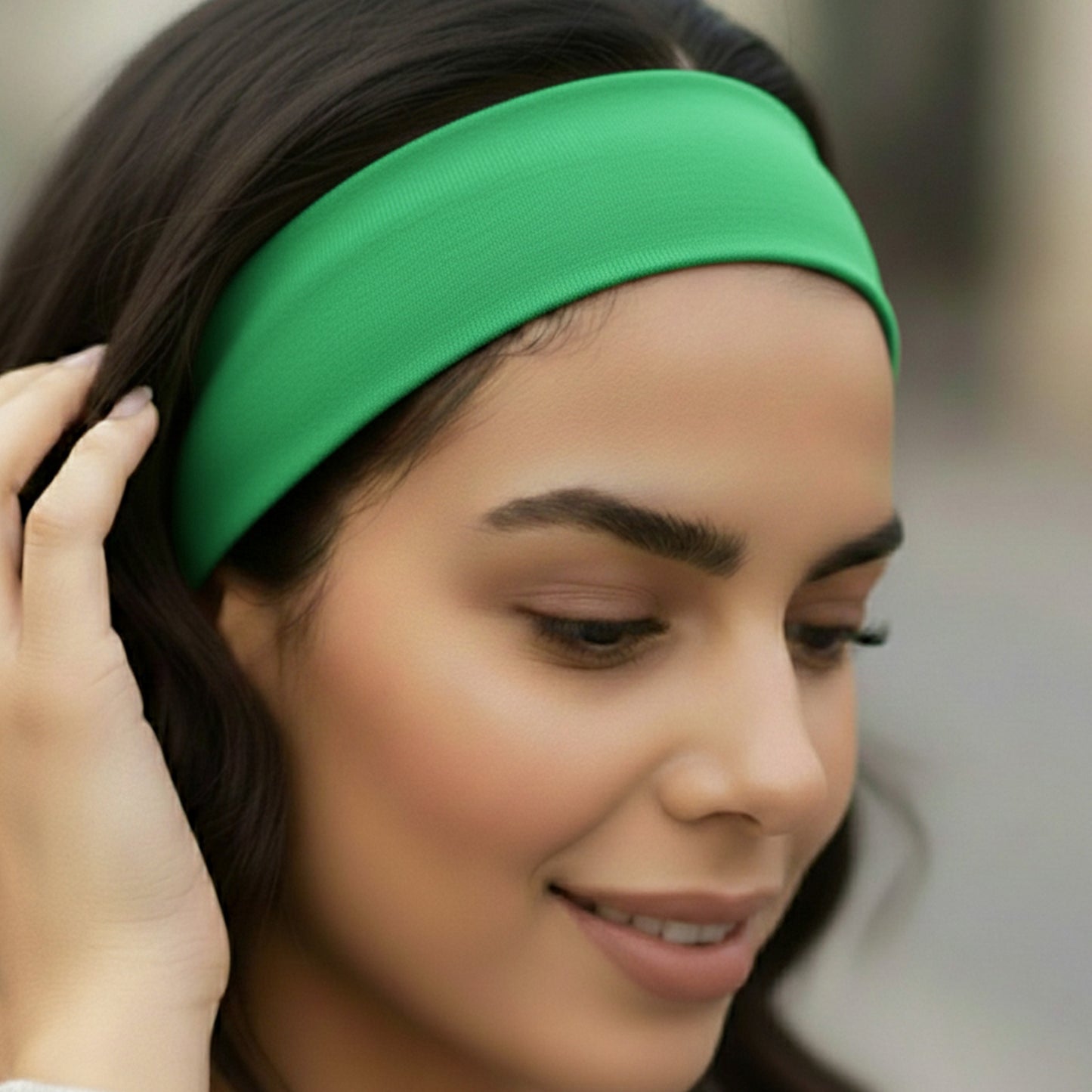 Bandeau Large Epic Bliss en Coton Vert