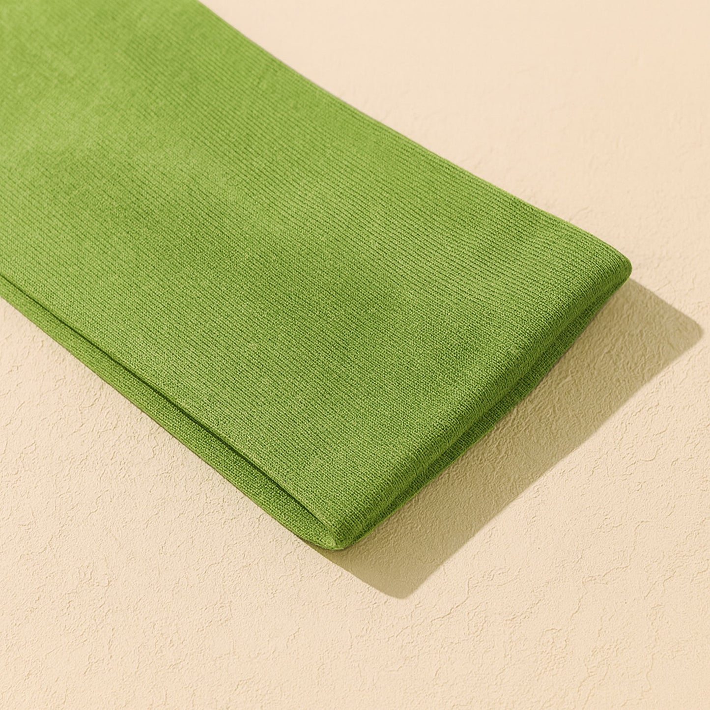 Bandeau Large Epic Bliss en Coton Vert Pomme