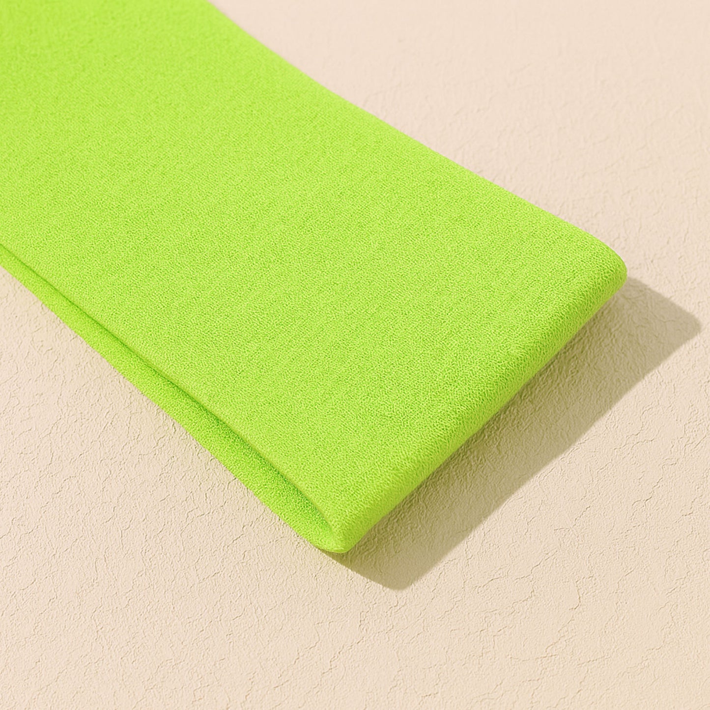 Bandeau Large Epic Bliss en Coton Vert Citron