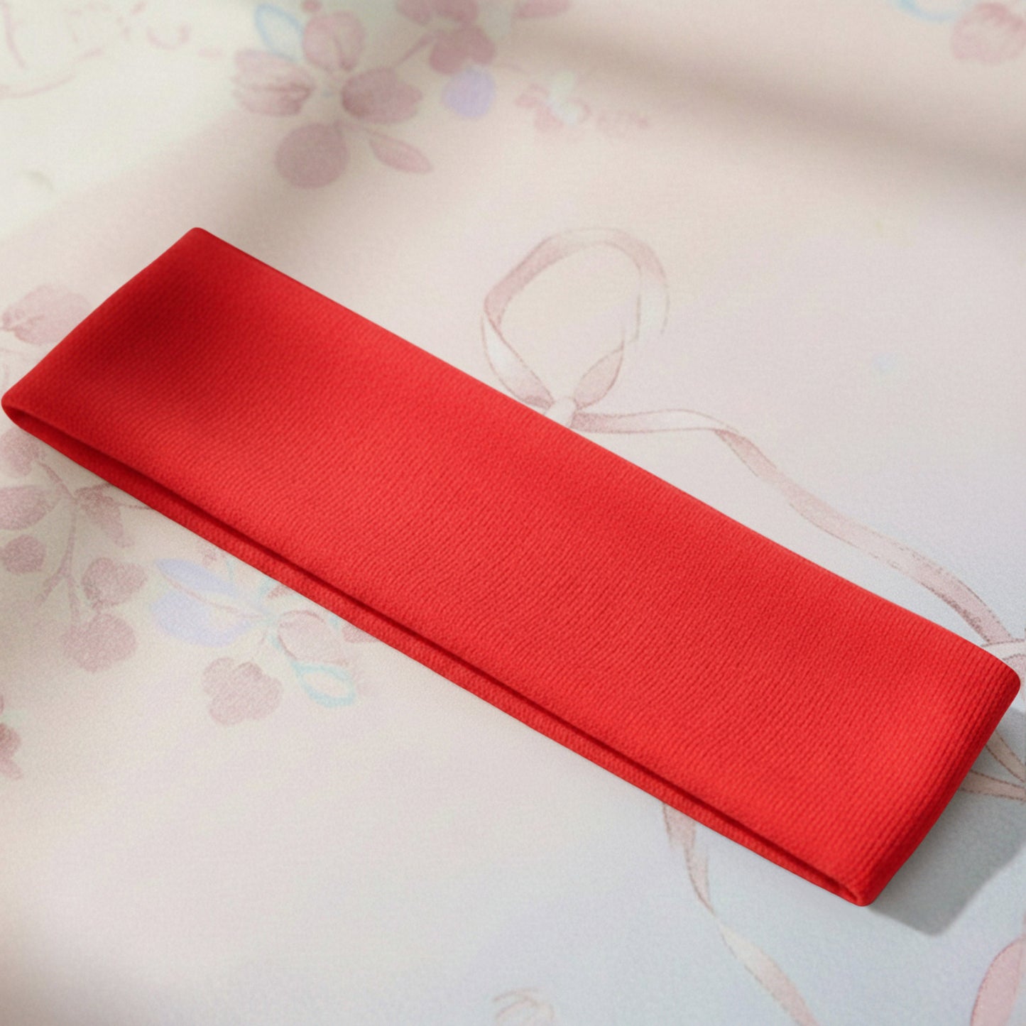 Bandeau Large Epic Bliss en Coton Rouge