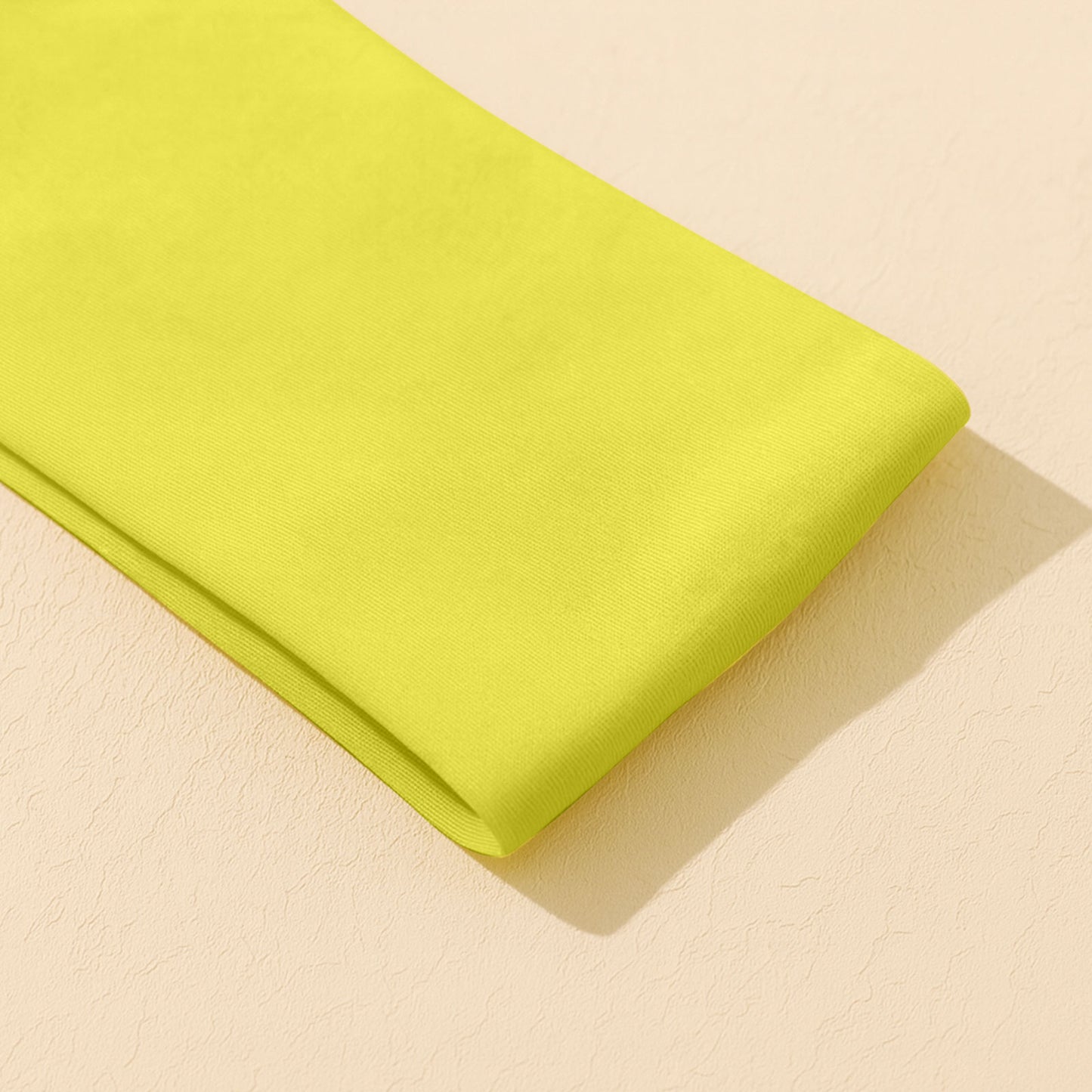 Bandeau Large Epic Bliss en Coton Jaune