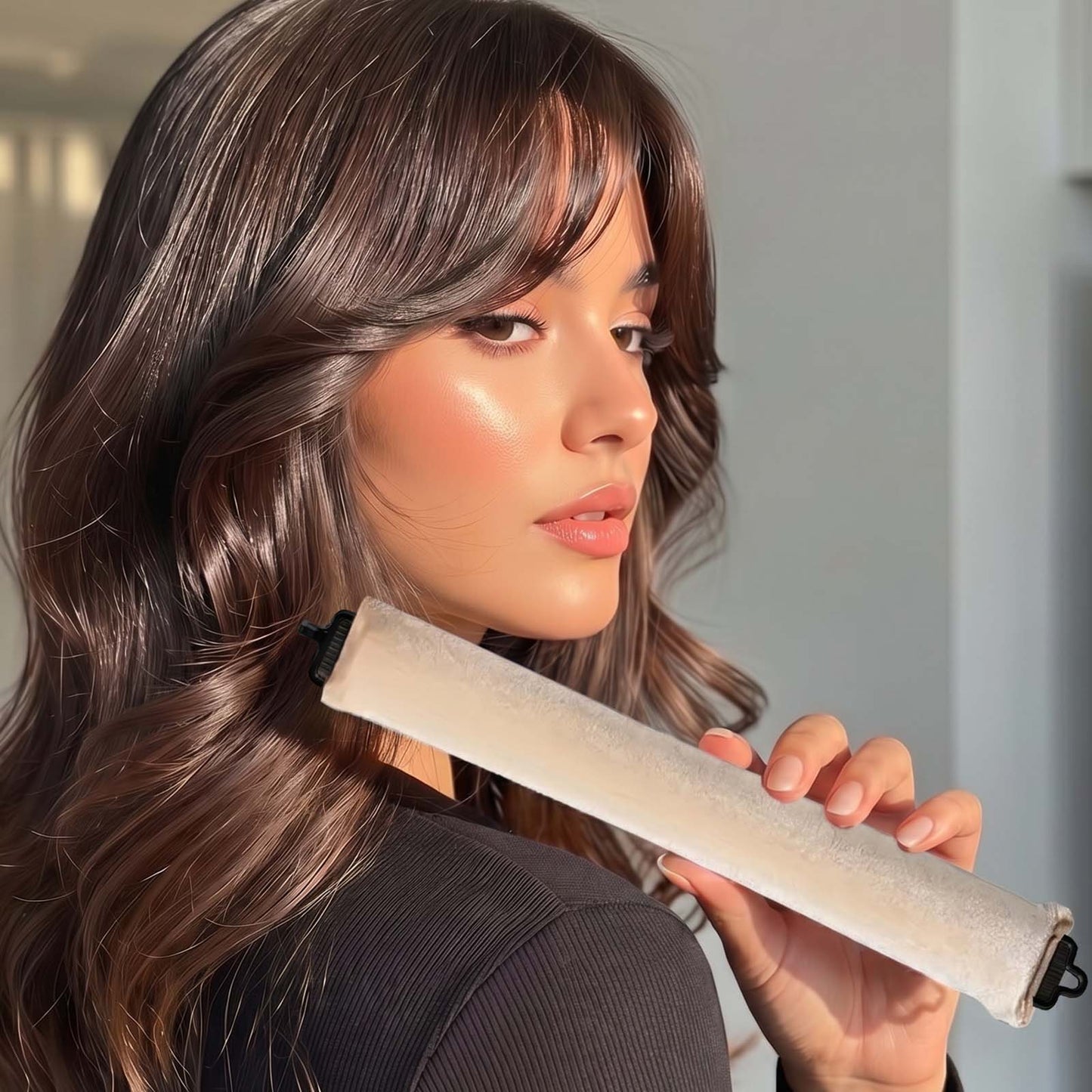 Bigoudi Sans Chaleur Soft Waves en Velours Crème