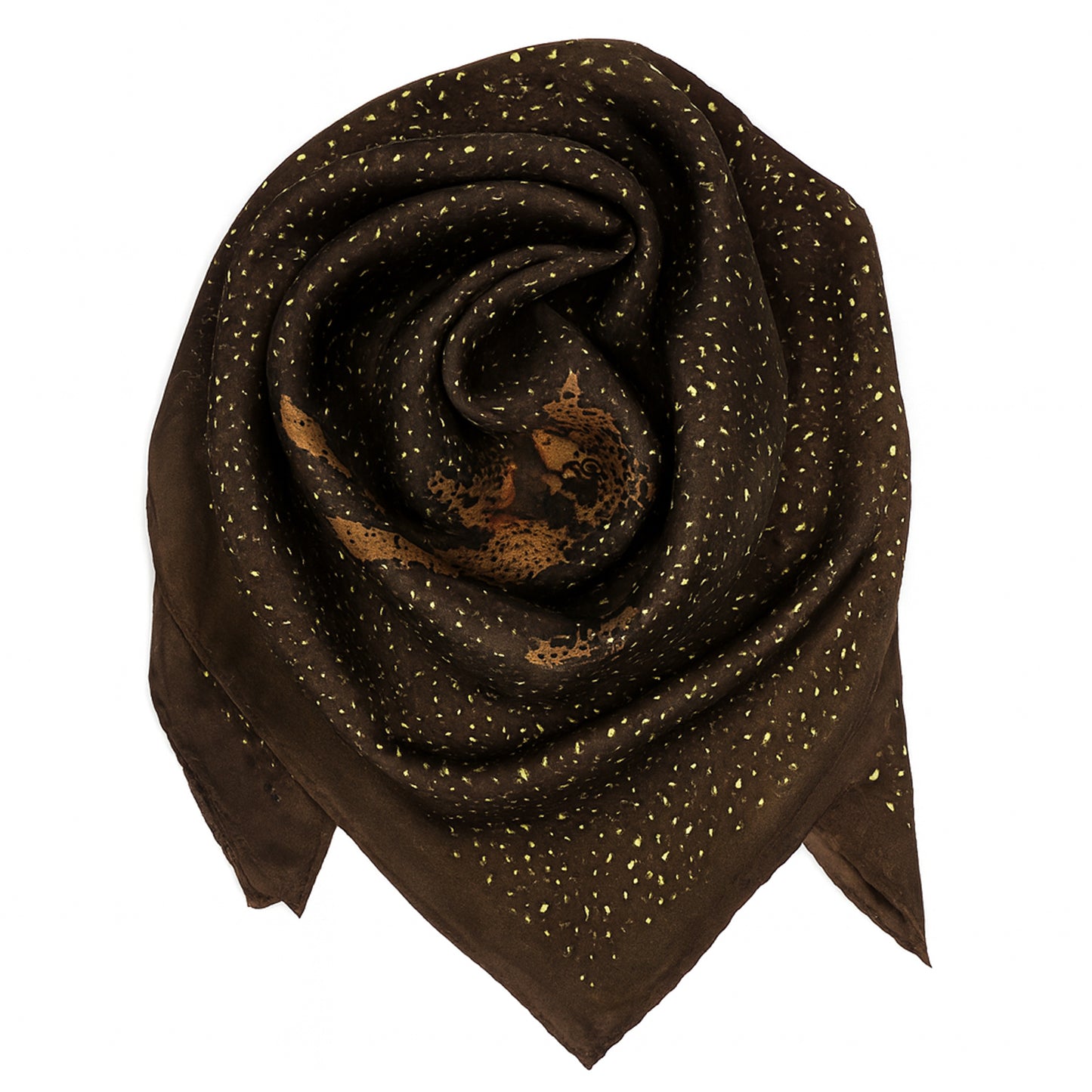 Carré de Soie Léopard Intense - Foulard Satiné 50 x 50cm