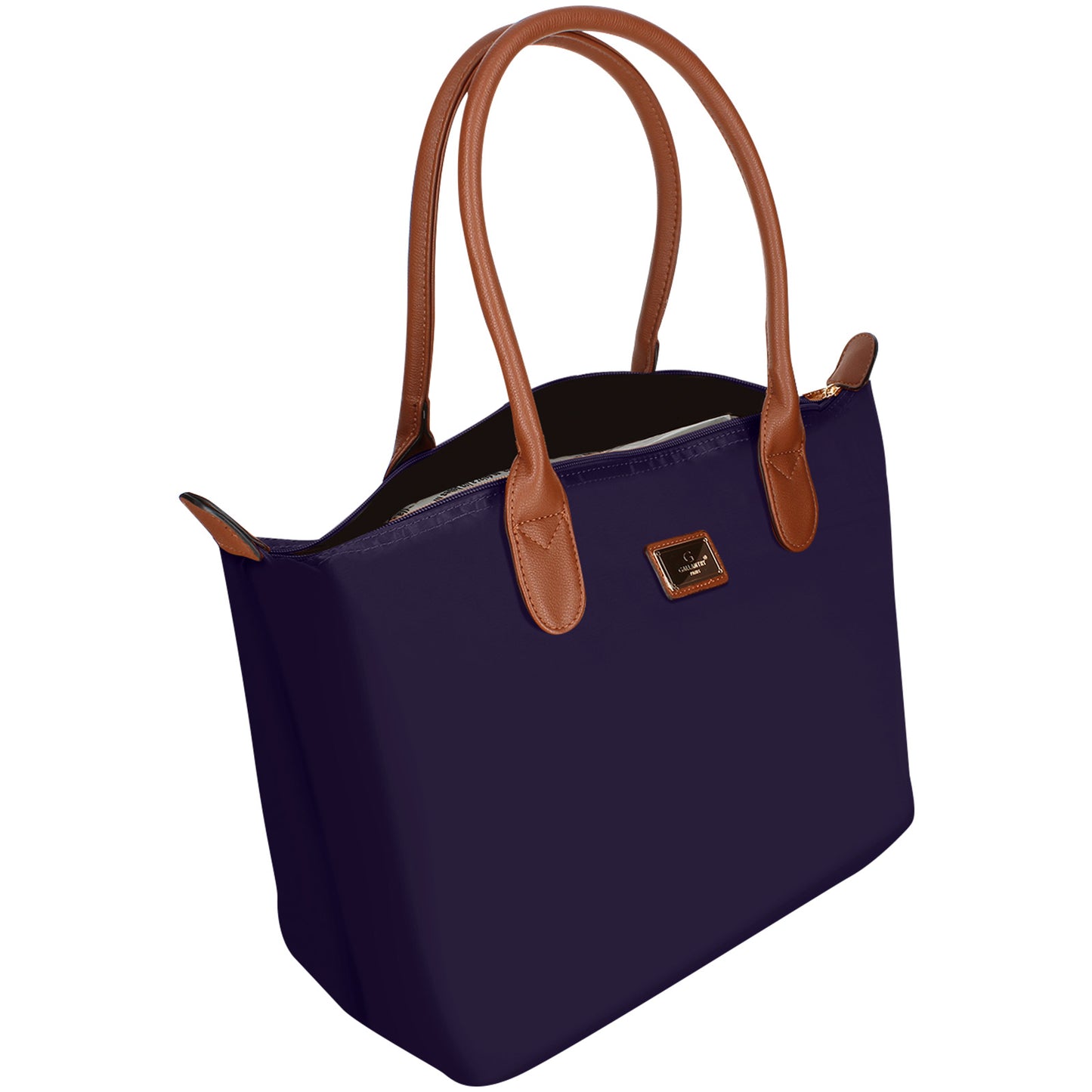 Sac à Main Shopper Maxi en Tissu Lisse Flanéria Rose Champagne