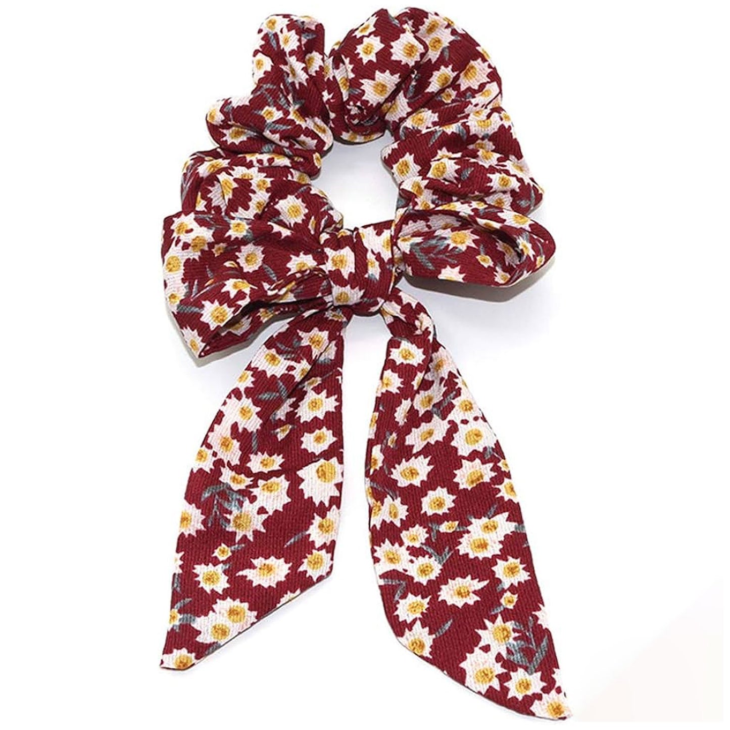Chouchou Foulard Magnolia Fleuri Bohème