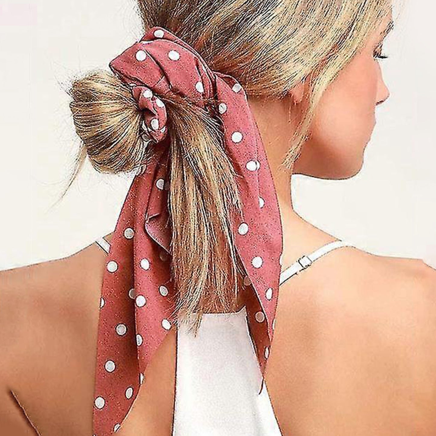 Chouchou Foulard à Pois Evelyn Rose