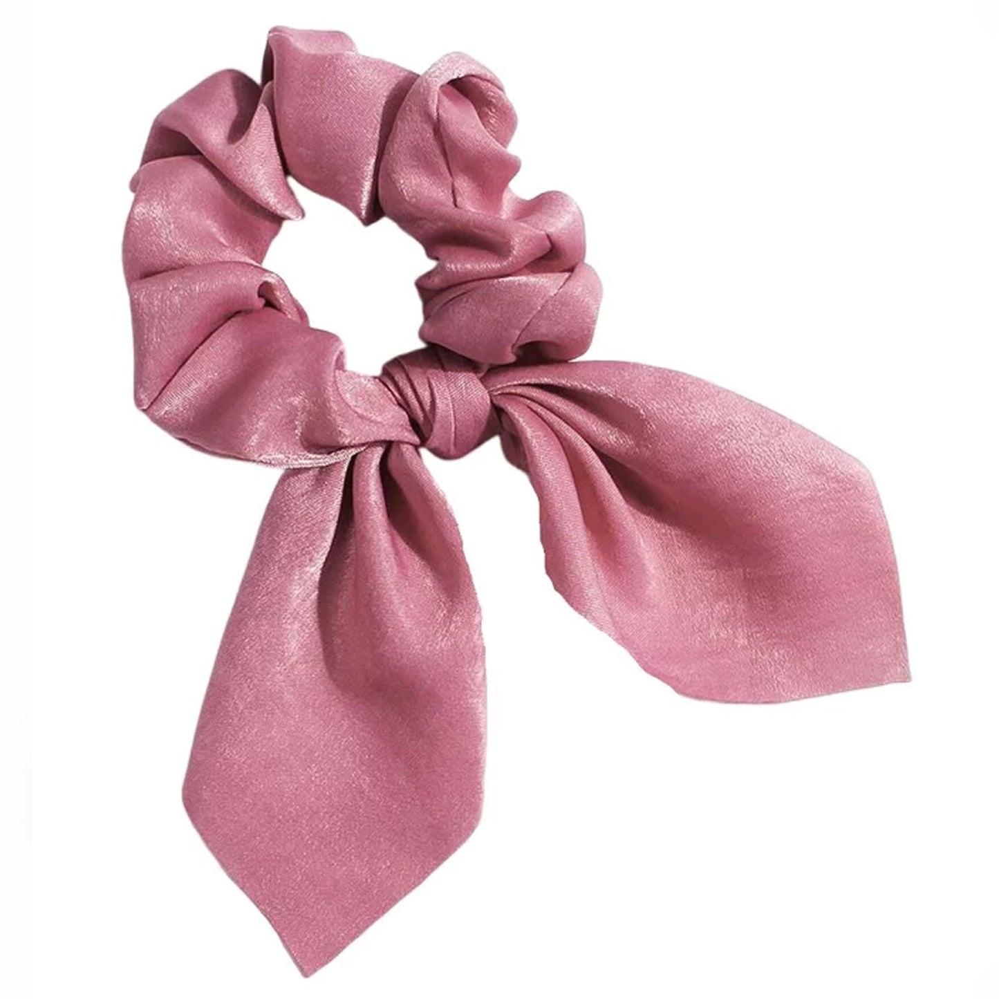 Chouchou en Satin Papillon Mariposa Violet