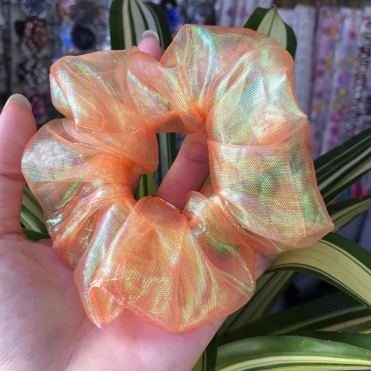 Chouchou Brillant Style Coréen Yumei Orange
