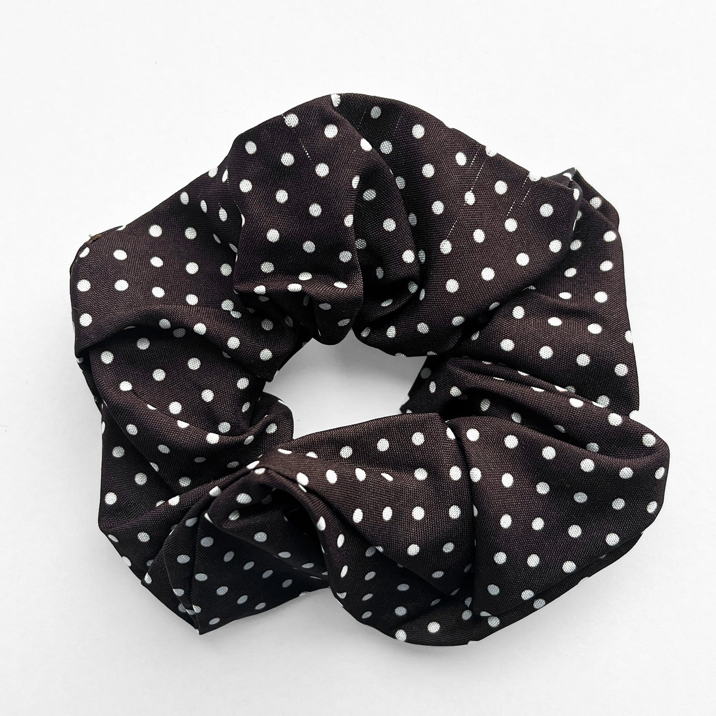 Chouchou Vintage Breezy Bloom Marron à Pois