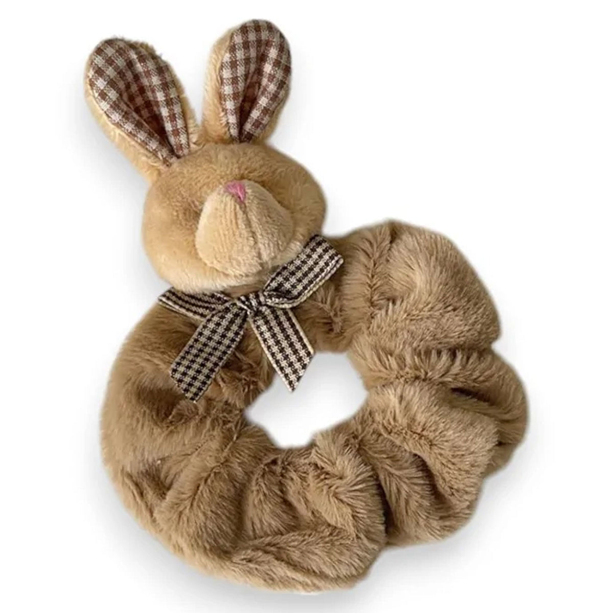 Chouchou en Peluche Lapin Nellie Marron