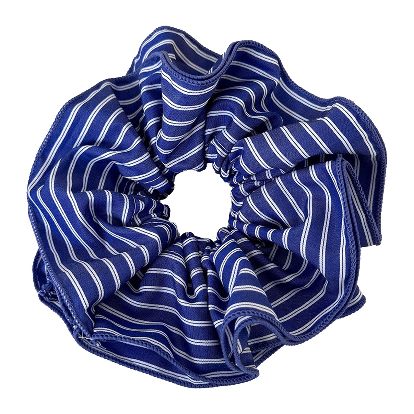 Chouchou Oversize Capri Marinière Bleu Profond