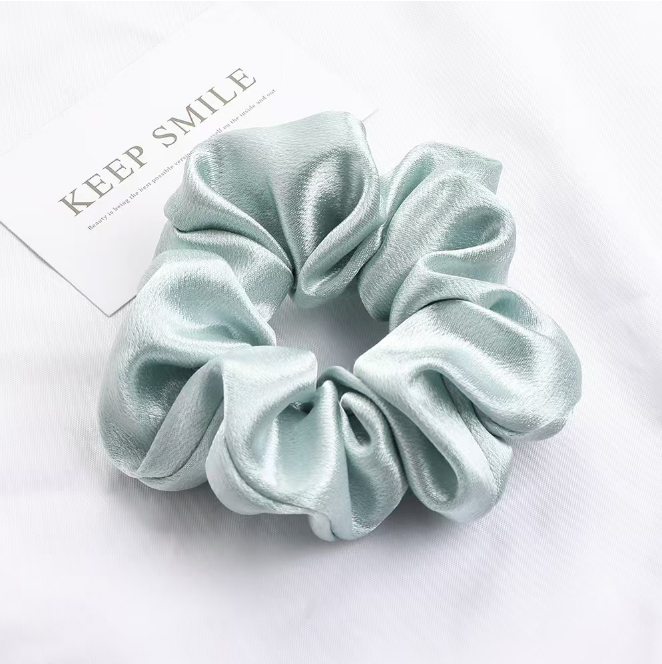 Chouchou Satin Vert