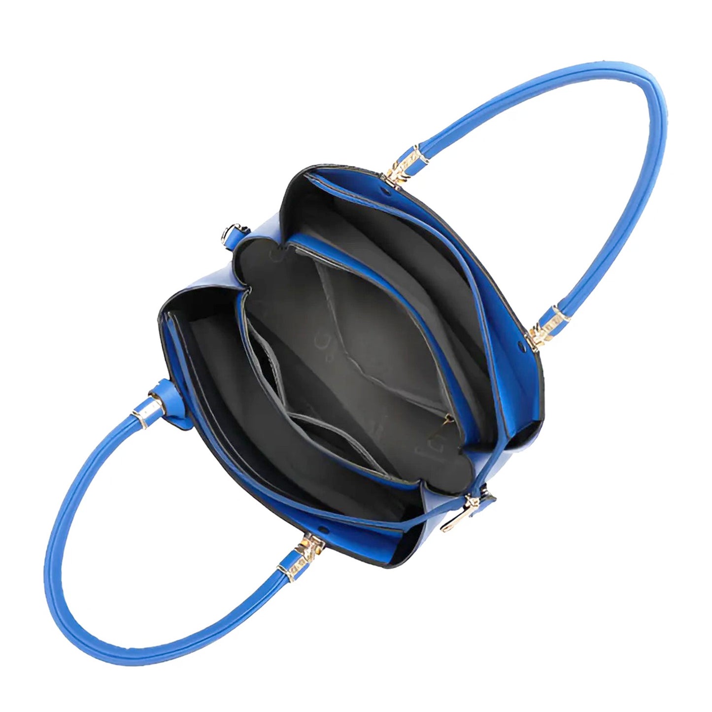 Sac à Main Cabas à Attache Florale Octavia Bleu